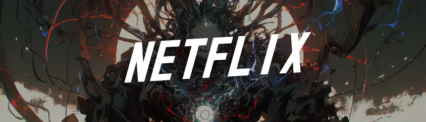 怪物の顔の前にNETFLIXの文字